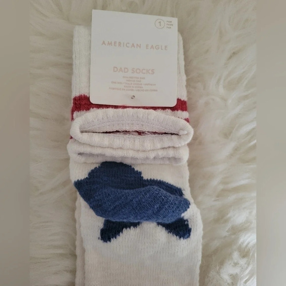 American Eagle Star Heeled Dad Sock - Picture 3 of 4